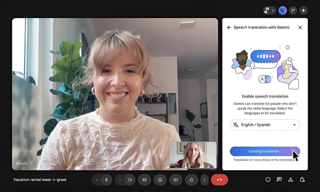 Google Meet: real time vertalingen, automatische sizing én flatteuze verlichting!