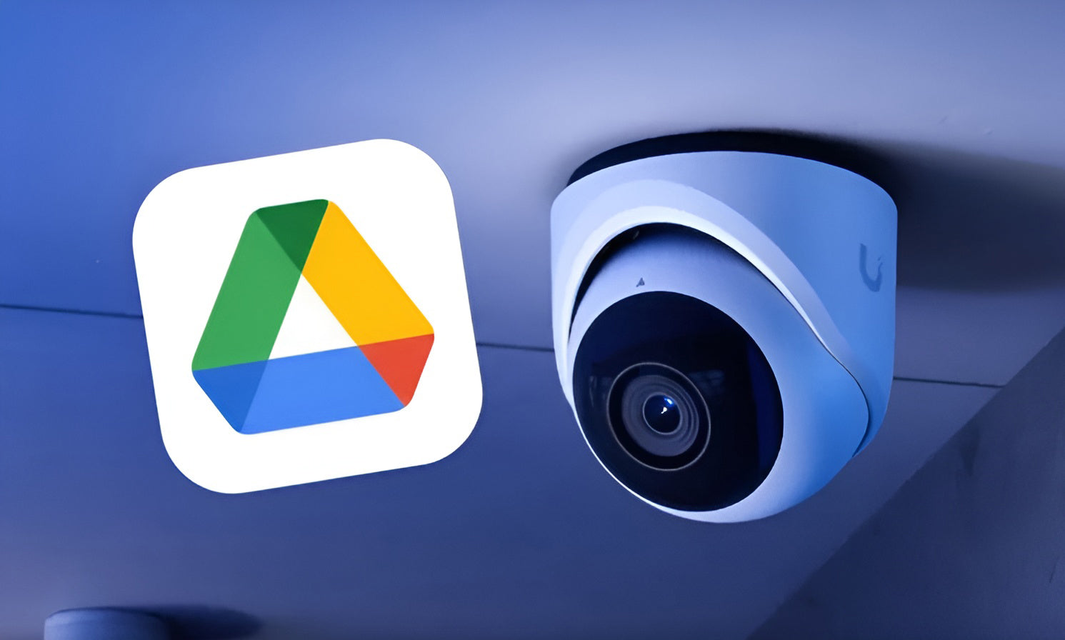Gemoedsrust met UniFi Protect en Google Drive