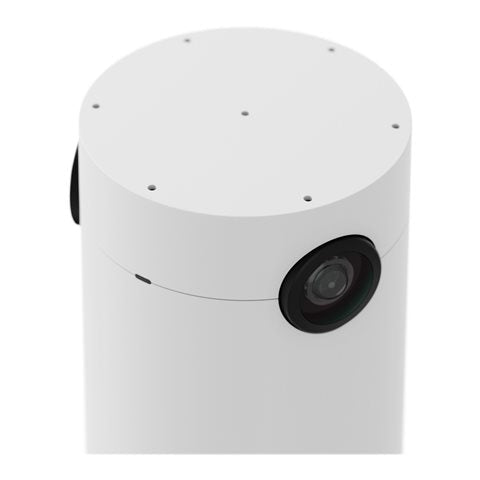 Witte Sight camera met ronde lens aan de zijkant